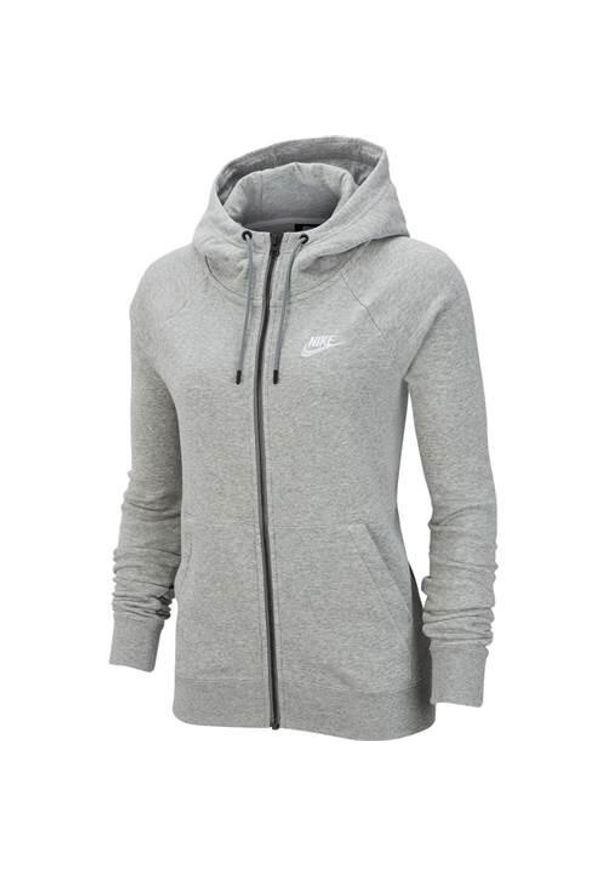 Bluza sportowa damska Nike Wmns Essential FZ Fleece. Typ kołnierza: kaptur. Kolor: szary