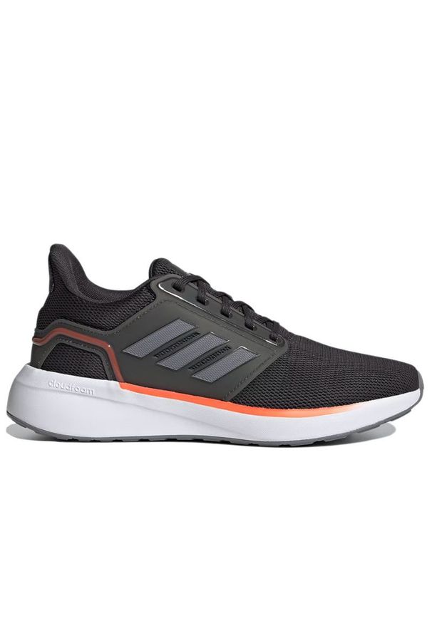 Adidas - Buty adidas EQ19 Run H02037 - szare. Zapięcie: sznurówki. Kolor: szary. Materiał: guma, materiał. Szerokość cholewki: normalna. Model: Adidas Cloudfoam. Sport: bieganie