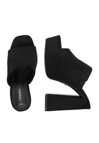 DeeZee Klapki F7979-1 Czarny. Kolor: czarny. Materiał: materiał #3