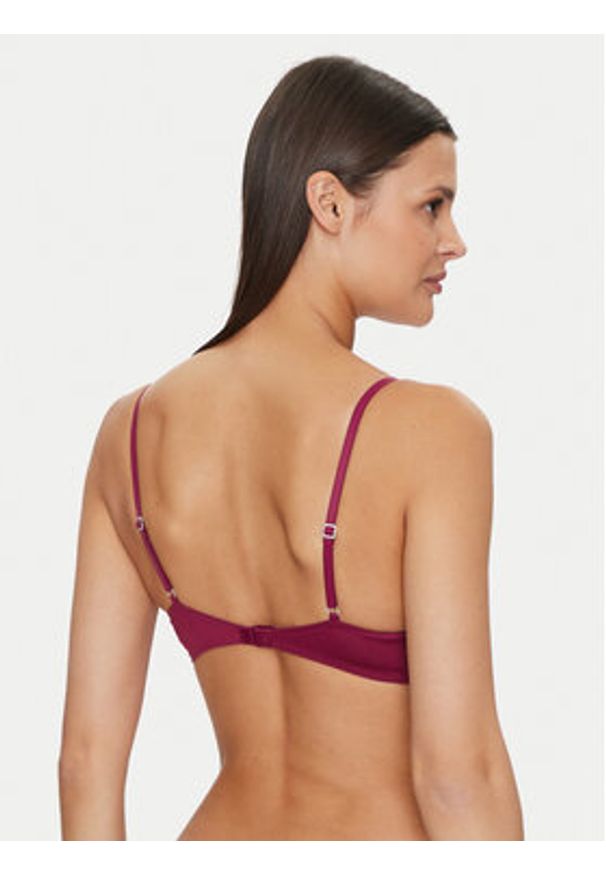 Calvin Klein Underwear Biustonosz balkonetka 000QF7543E Fioletowy. Kolor: fioletowy. Materiał: syntetyk