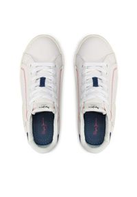 Pepe Jeans Sneakersy Kioto Tech PLS31302 Biały. Kolor: biały. Materiał: skóra #6