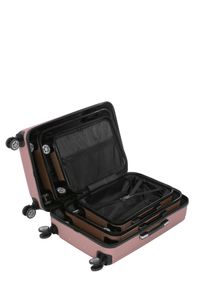 Ochnik - Komplet walizek na kółkach 19"/24"/28". Kolor: różowy. Materiał: guma, poliester, materiał, kauczuk #5