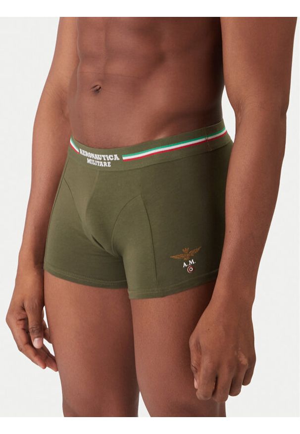 Aeronautica Militare Komplet 3 par bokserek AM1UBX001T Kolorowy. Materiał: bawełna. Wzór: kolorowy