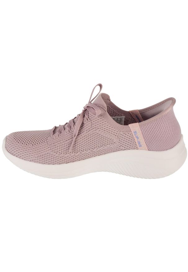 skechers - Buty sportowe Sneakersy damskie, Slip-Ins: Ultra Flex 3.0 - Elevated Motion. Kolor: różowy. Sport: turystyka piesza