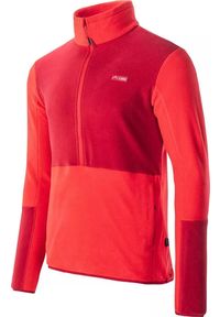 Bluza polarowa męska Elbrus Cari Polartec 1/2. Kolor: czerwony. Materiał: polar