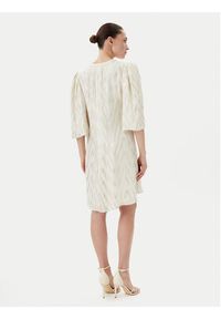 Bruuns Bazaar Sukienka koktajlowa BBW4579 Beżowy Regular Fit. Kolor: beżowy. Materiał: wiskoza. Styl: wizytowy #5