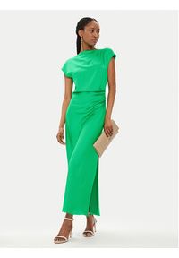 Imperial Sukienka koktajlowa AEAOHBA Zielony Regular Fit. Kolor: zielony. Materiał: syntetyk. Styl: wizytowy #5