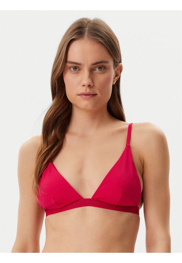 TOMMY HILFIGER - Tommy Hilfiger Góra od bikini UW0UW05801 Różowy. Kolor: różowy. Materiał: syntetyk