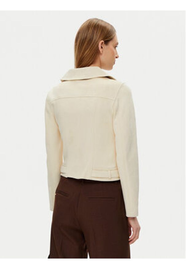 Vero Moda Kurtka z imitacji skóry Jose 10300938 Beżowy Regular Fit. Kolor: beżowy. Materiał: skóra
