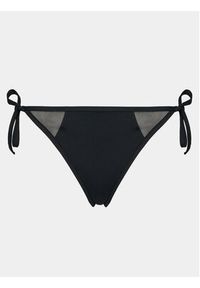 Calvin Klein Swimwear Dół od bikini KW0KW02328 Czarny. Kolor: czarny. Materiał: syntetyk