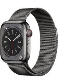 APPLE - Smartwatch Apple Apple Watch Series 8 MNKX3UL/A 45mm, Smart watches, GPS (satellite), Retina LTPO OLED, Touchscreen, Heart rate monitor, Waterproof, B. Rodzaj zegarka: smartwatch