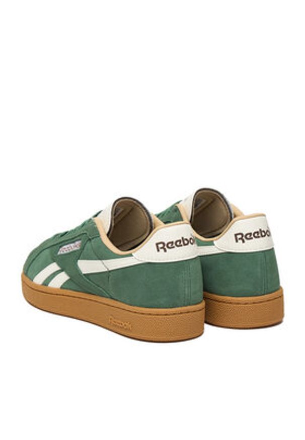 Reebok Sneakersy EO-CLUB C GROUNDS UK 100244920 Zielony. Kolor: zielony. Materiał: skóra, zamsz. Model: Reebok Club