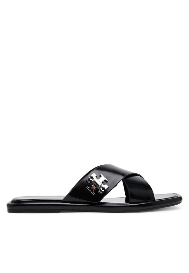 Klapki Tory Burch. Kolor: czarny