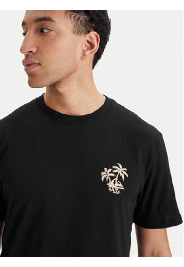 Quiksilver T-Shirt Evo Learning From Nature EQYZT08265 Czarny Regular Fit. Kolor: czarny. Materiał: bawełna