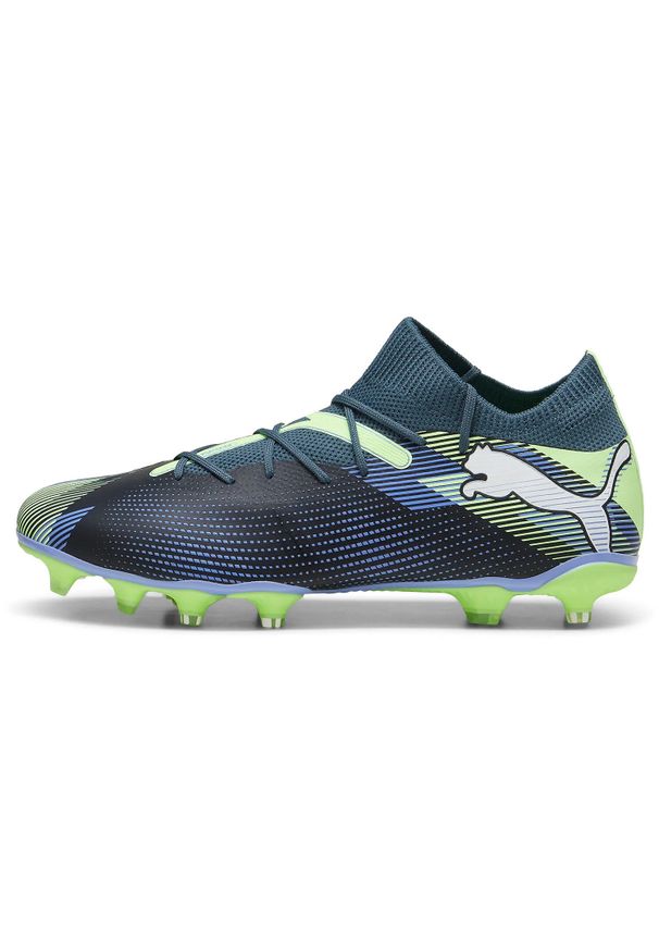 Buty piłkarskie Puma Future Match FG/AG. Zapięcie: sznurówki. Kolor: biały, wielokolorowy, niebieski. Materiał: tkanina, materiał, syntetyk. Szerokość cholewki: normalna. Sport: piłka nożna
