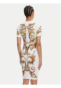 Versace Jeans Couture Sukienka codzienna 78HAO9P9 Biały Slim Fit. Okazja: na co dzień. Kolor: biały. Materiał: bawełna. Typ sukienki: proste. Styl: casual #3