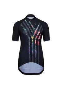 Damski jersey Silvini Calnia. Kolor: czarny, zielony, brązowy, wielokolorowy. Materiał: jersey #1