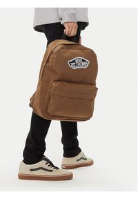 Vans Plecak Old Skool Classic Backpack VN000H4YYJ21 Brązowy. Kolor: brązowy. Materiał: materiał #5