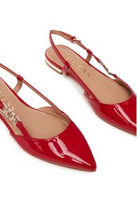 Guess Baleriny FLTFR2 PAF05 Czerwony. Kolor: czerwony. Materiał: skóra #4