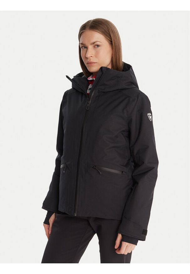 Rossignol Kurtka narciarska Rochrun RLOWJ04 Czarny Regular Fit. Kolor: czarny. Materiał: syntetyk. Sport: narciarstwo