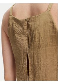 Marella Top Sfinge 2513161035 Beżowy Regular Fit. Kolor: beżowy. Materiał: acetat