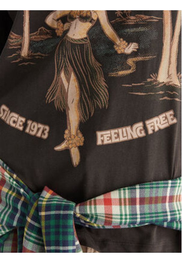 Billabong T-Shirt EBJZT00477 Czarny Oversize. Kolor: czarny. Materiał: bawełna