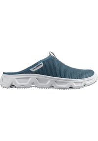 salomon - Buty do chodzenia męskie Salomon Reelax Slide 6.0. Zapięcie: bez zapięcia. Kolor: wielokolorowy, turkusowy, niebieski. Materiał: materiał, syntetyk, tkanina. Szerokość cholewki: normalna. Sport: turystyka piesza