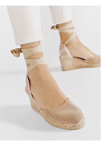 Castañer Espadryle Carina/6/002 021644-2017 Beżowy. Kolor: beżowy. Materiał: materiał #8