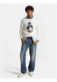 Polo Ralph Lauren Bluza 710B19758001 Biały Regular Fit. Typ kołnierza: polo. Kolor: biały. Materiał: bawełna #5