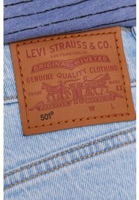 Levi's® - Levi's Jeansy damskie high waist. Okazja: na spotkanie biznesowe. Stan: podwyższony. Kolor: niebieski. Styl: biznesowy
