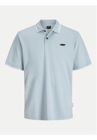 Jack & Jones - Jack&Jones Polo Pacer 12273303 Błękitny Regular Fit. Typ kołnierza: polo. Kolor: niebieski. Materiał: bawełna #7