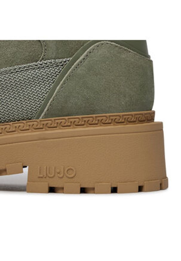 Liu Jo Trapery Rumi 07 SA4003 PX027 Zielony. Kolor: zielony. Materiał: skóra, zamsz