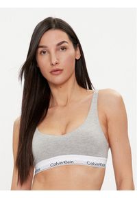 Calvin Klein Underwear Biustonosz top 000QF7586E Szary. Kolor: szary. Materiał: bawełna