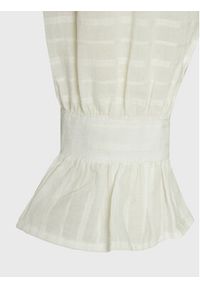 NAF NAF Bluzka Holaia C1 YHNC59 Écru Regular Fit. Materiał: bawełna #2