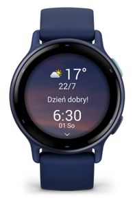 GARMIN - Garmin Vivoactive 5 granatowy. Rodzaj zegarka: cyfrowe. Kolor: niebieski. Styl: casual, sportowy