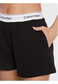 Calvin Klein Underwear Szorty piżamowe 000QS6871E Czarny Regular Fit. Kolor: czarny. Materiał: syntetyk, bawełna