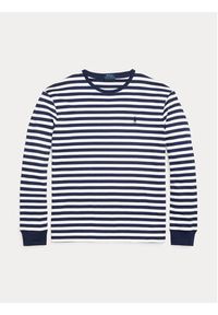 Polo Ralph Lauren Longsleeve 710926742001 Granatowy Classic Fit. Typ kołnierza: polo. Kolor: niebieski. Materiał: bawełna. Długość rękawa: długi rękaw