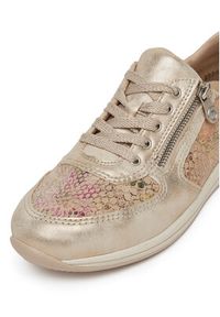 Rieker Sneakersy N1112-91 Beżowy. Kolor: beżowy. Materiał: skóra #3
