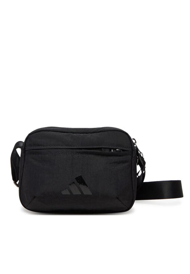 Adidas - adidas Saszetka 3 Bar Logo Festival Bag JE3228 Czarny. Kolor: czarny. Materiał: materiał