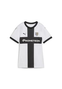 Puma - Damska koszulka domowa Parma Calcio 24/25 PUMA White Black. Kolor: wielokolorowy, czarny, biały