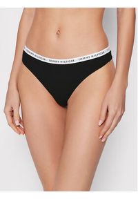 TOMMY HILFIGER - Tommy Hilfiger Komplet stringów UW0UW02829 Czarny. Kolor: czarny. Materiał: bawełna #5