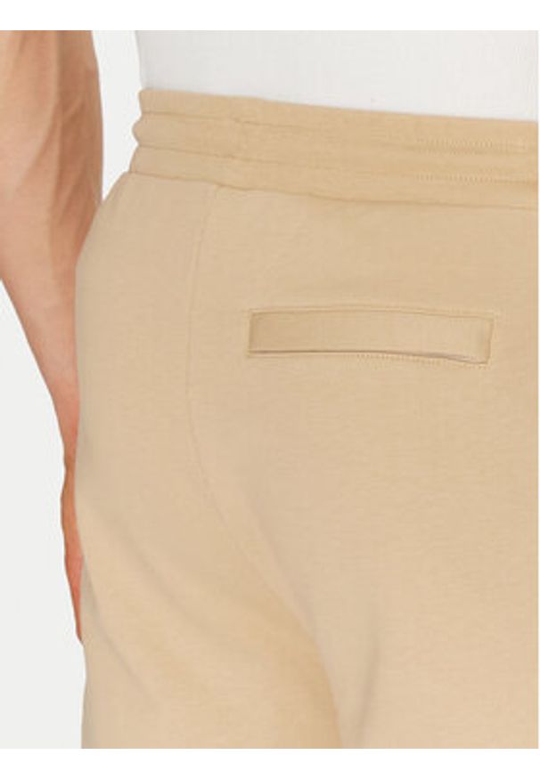 Karl Lagerfeld - KARL LAGERFELD Szorty sportowe 705071 552951 Beżowy Regular Fit. Kolor: beżowy. Materiał: bawełna. Styl: sportowy