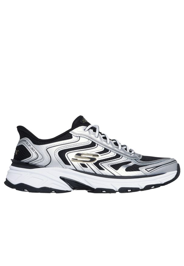 skechers - Sneakersy Skechers Stamina Sport. Kolor: wielokolorowy, szary, czarny. Model: Skechers Sport. Sport: fitness