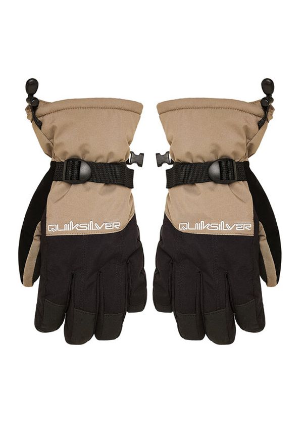 Quiksilver Rękawice narciarskie Mission EQYHN03193 Szary. Kolor: szary. Sport: narciarstwo