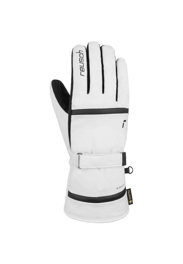 Reusch - Rękawice damskie REUSCH Alison GORE-TEX. Kolor: czarny, biały, wielokolorowy. Technologia: Gore-Tex. Sezon: zima. Sport: narciarstwo