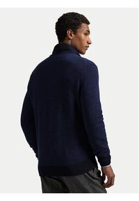 Polo Ralph Lauren Sweter 710948864001 Granatowy Regular Fit. Typ kołnierza: polo. Kolor: niebieski. Materiał: wełna