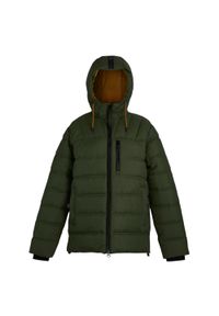 Regatta - Kurtka męska zimowa ocieplana Leeshaw. Kolor: zielony, brązowy, wielokolorowy. Materiał: poliester, puch, syntetyk. Sezon: zima. Sport: turystyka piesza #1