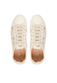 AGL Sneakersy Sade Fabric D936031PGKT046C253 Écru. Kolor: kremowy. Materiał: materiał #5