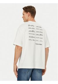 Calvin Klein Jeans T-Shirt LV04RE828G Biały Regular Fit. Kolor: biały. Materiał: bawełna #2