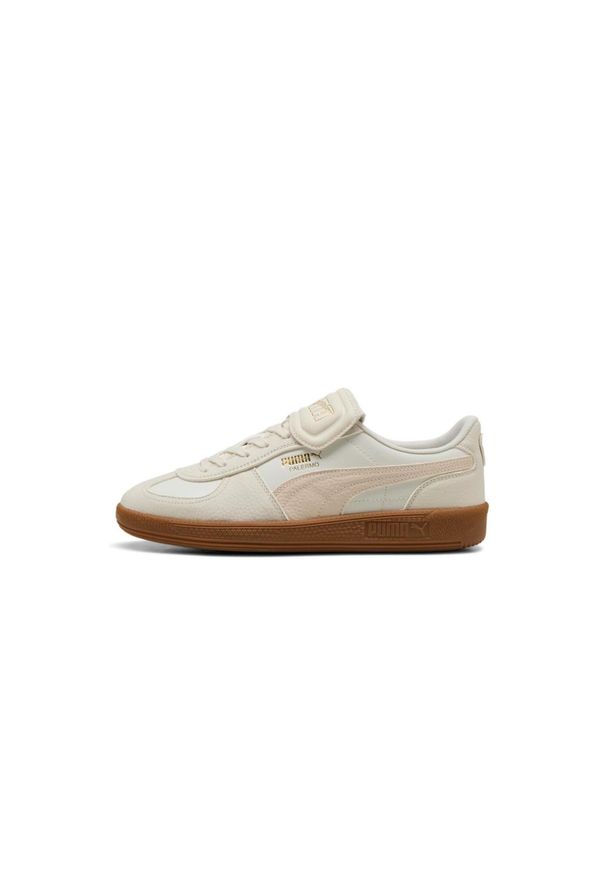 Puma - Buty PUMA YELLOW PALERMO PREMIUM Biały. Kolor: biały. Materiał: tkanina, skóra. Sport: piłka nożna